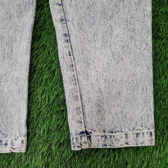 Vintage 80s LEE Acid-Wash Jeans Womens 00 22x27 Air-Gear - Picture 14 of 16